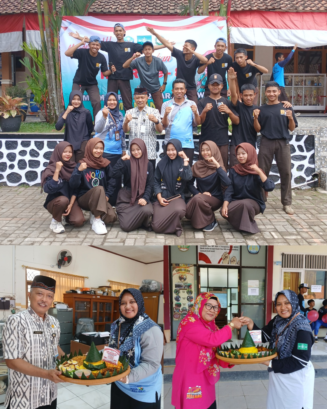 HUT RI ke-80 Jadi Ajang Silaturahmi: SMK Ma’arif NU 2 Karanglewas Gelar Lomba di SMP Mitra